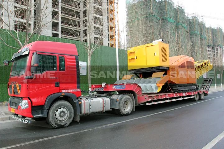 顛覆傳統(tǒng)裝車方式，山美履帶式取料機(jī)助您實(shí)現(xiàn)降本增效、節(jié)能減排！